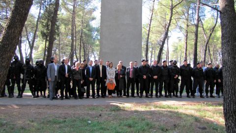 Přijetí české delegace na Speciální protiteroristické jednotce Černé Hory.