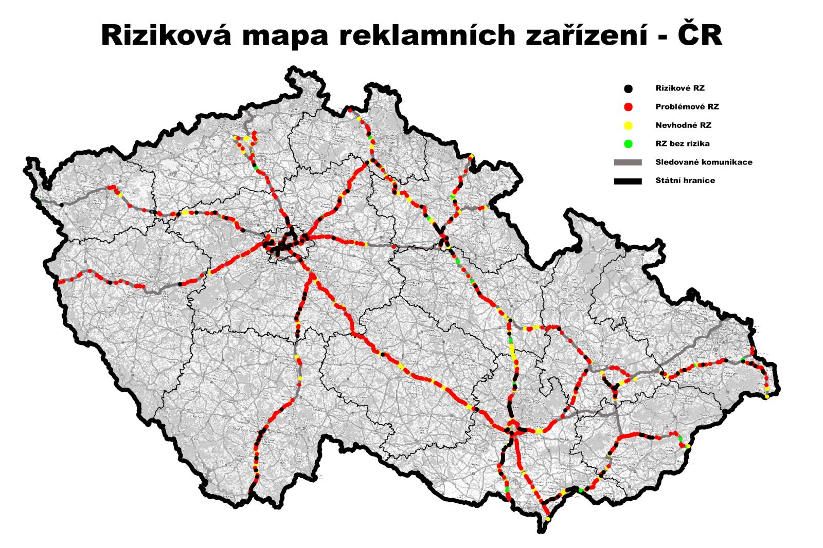 N map ČR
