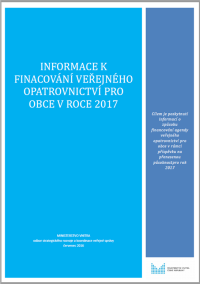 Informace k financování veřejného opatrovnictví pro obce v roce 2017