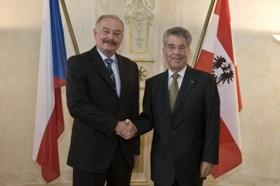 Setkání s rakouským prezidentem H. Fischerem