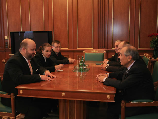 Jednání s prezidentem Mintimerem Šajmijevem
