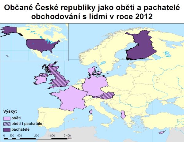 Občané české republiky jako oběti a pachatelé obchodování s lidmi v roce 2012