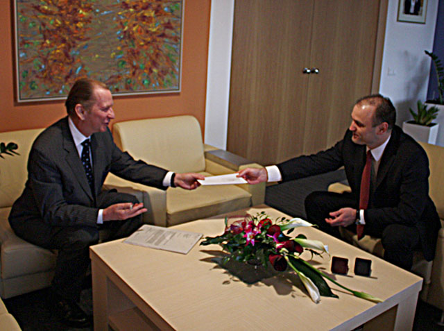 Minister Langer and Ambassador Kammer